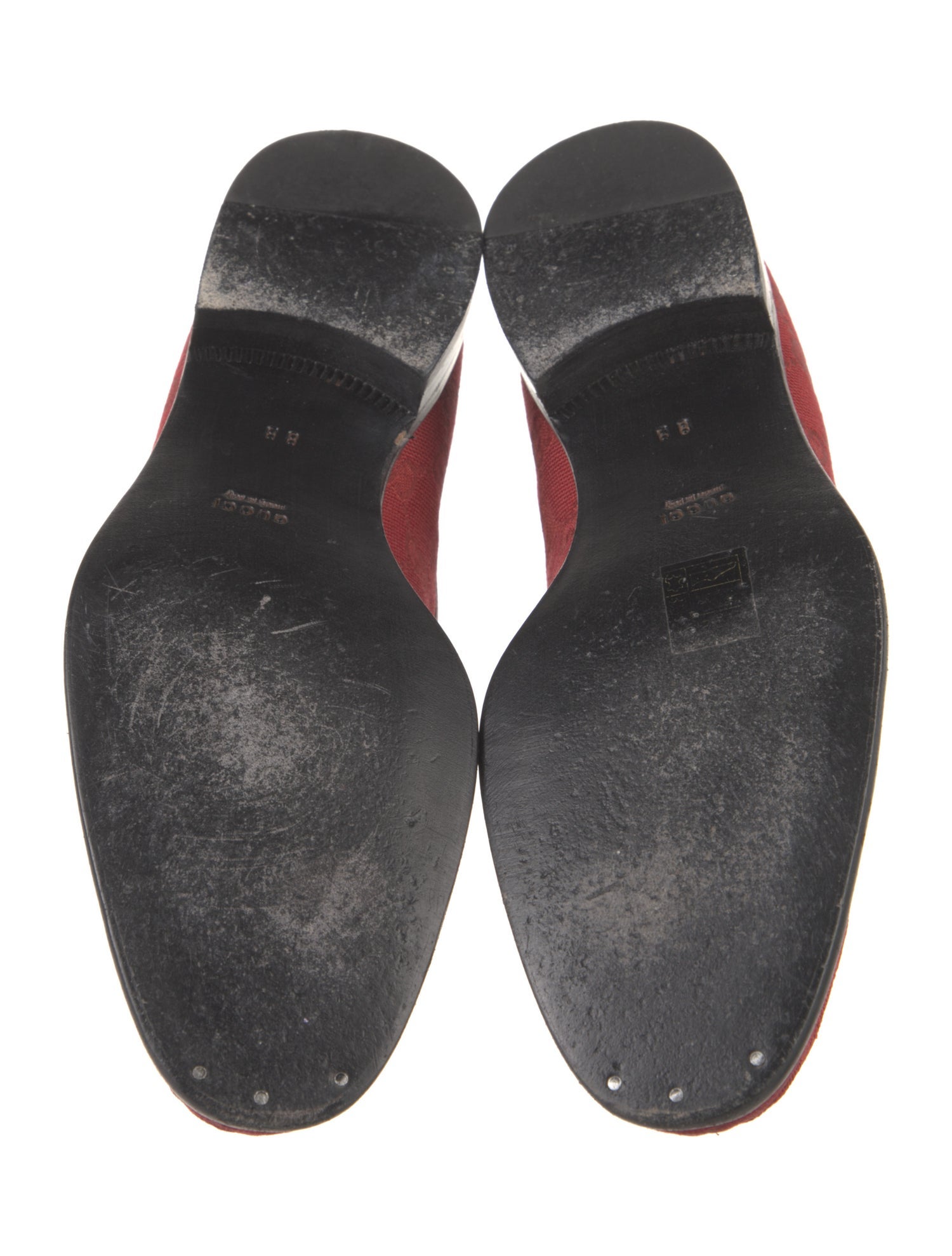 Gucci Web Accent Loafers